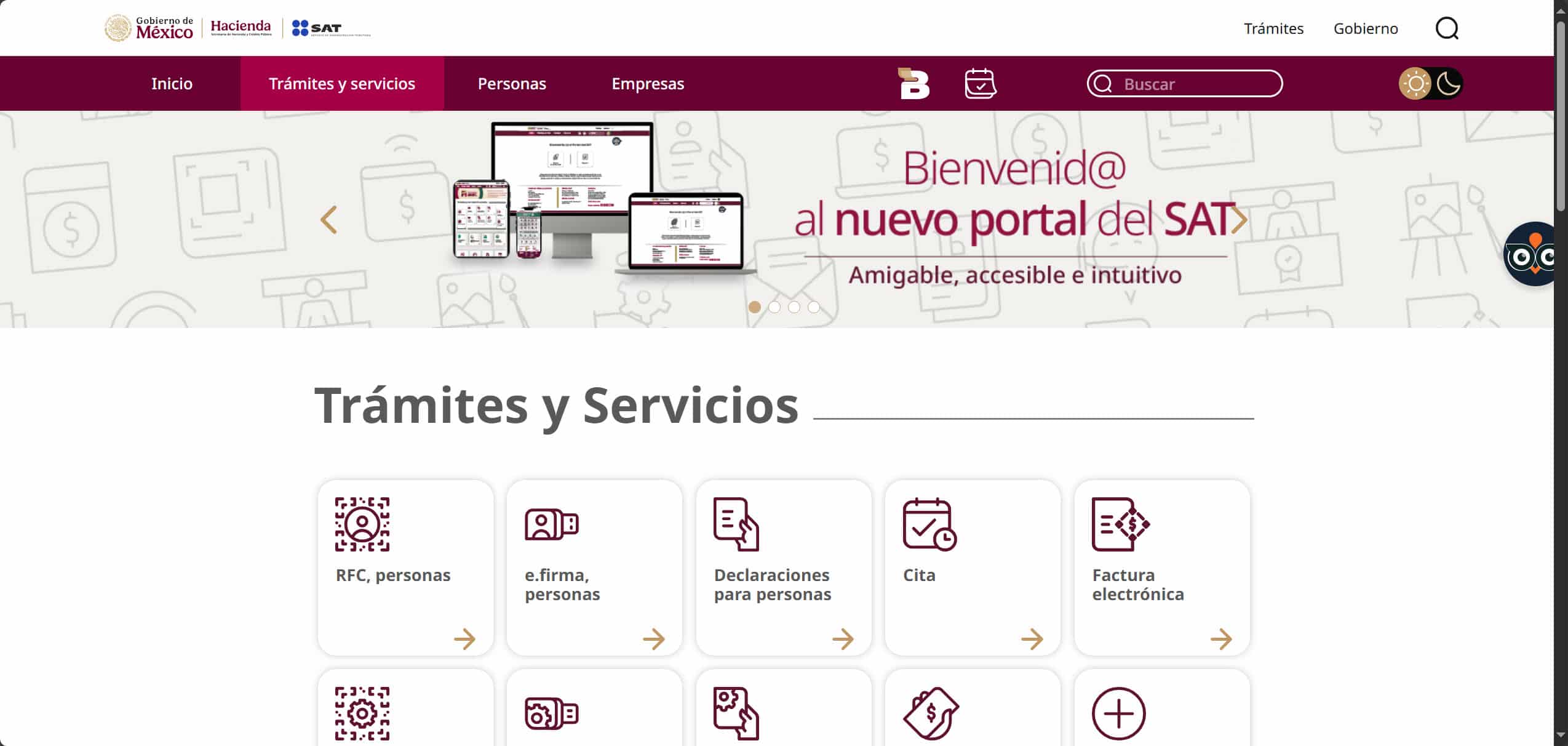 trámites y servicios