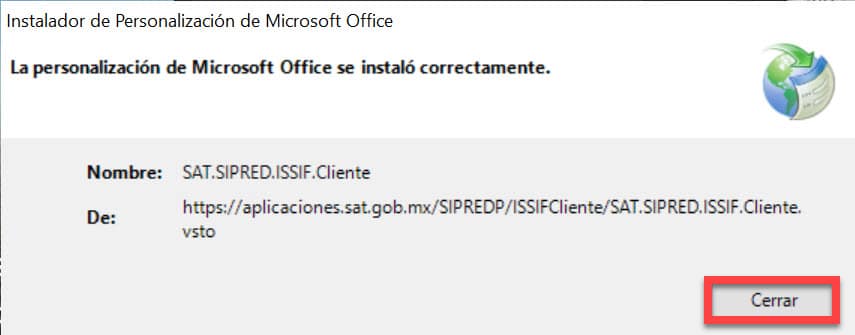 se instaló correctamente