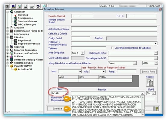 Cambios reflejados SUA 3.6.6