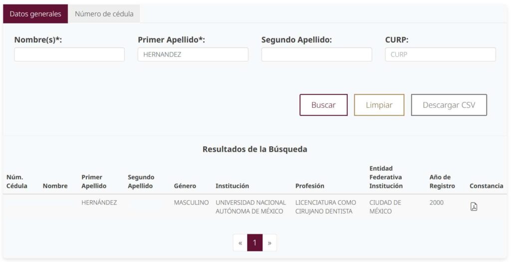 Ejemplo 4 de registros para deducción de gastos médicos